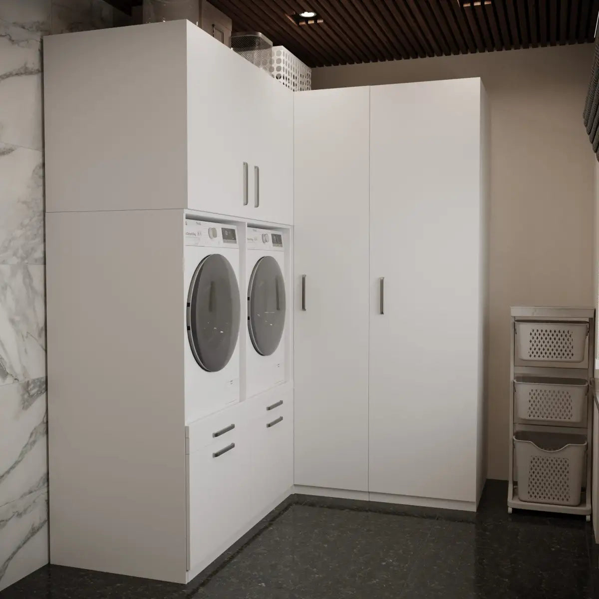 Wasmachine Kast Milan – Pure Wit