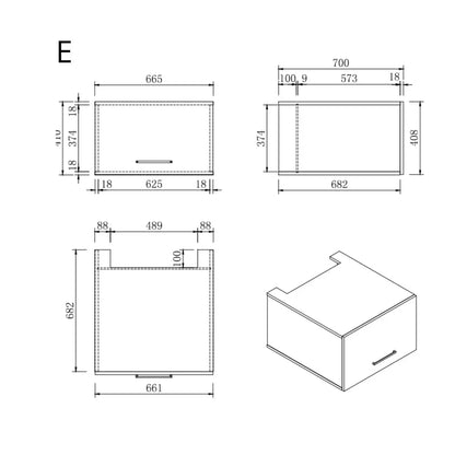 Wasmachine Kast - Module E – Pure Wit