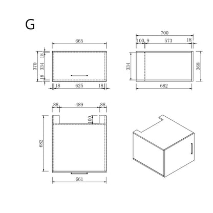 Wasmachine Kast - Module G – Pure Wit
