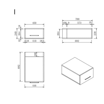 Wasmachine Kast - Module I – Pure Wit