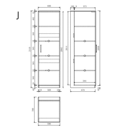 Wasmachine Kast - Module J – Pure Wit