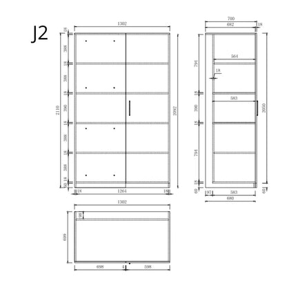 Wasmachine Kast - Module J2 – Pure Wit
