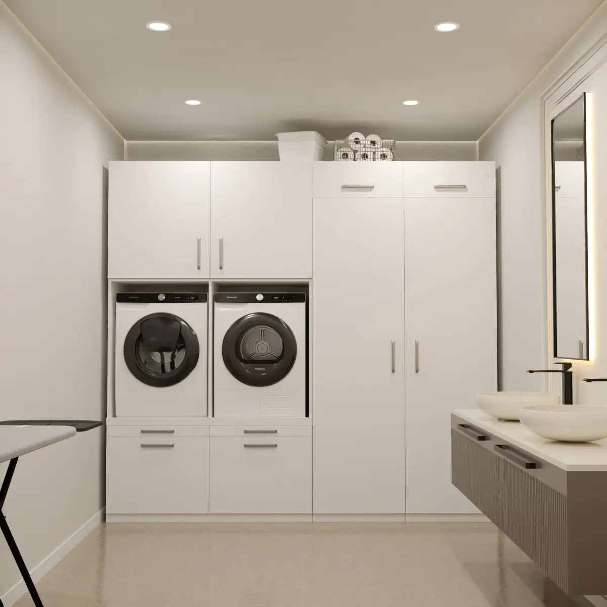 Wasmachine Kast Munich – Pure Wit