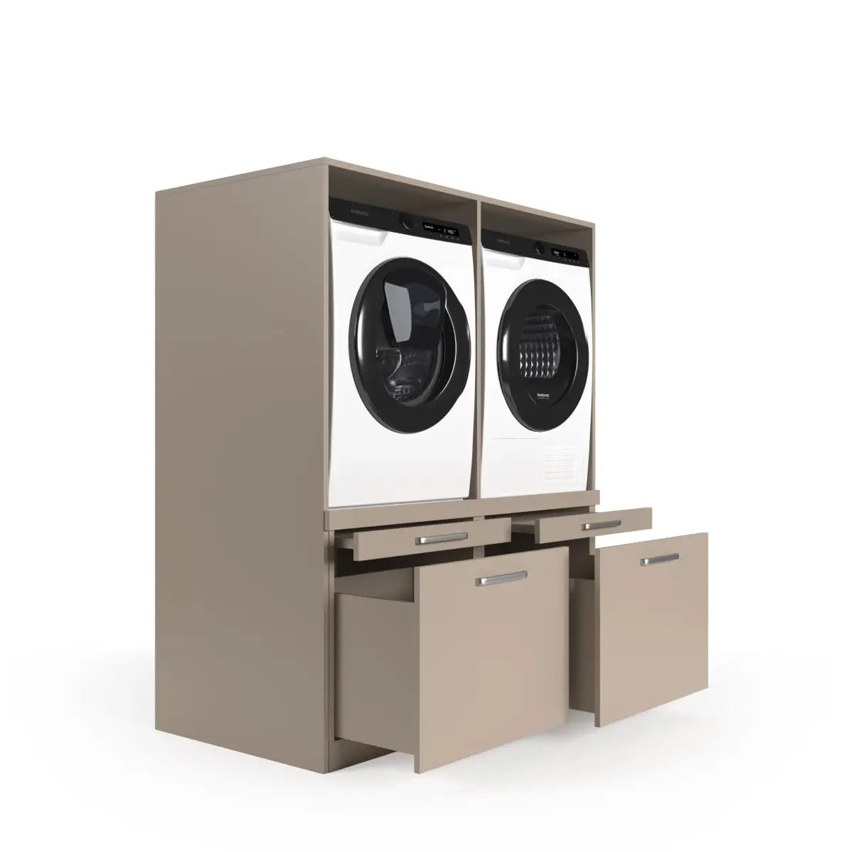Wasmachine Kast Oslo - Perle Taupe