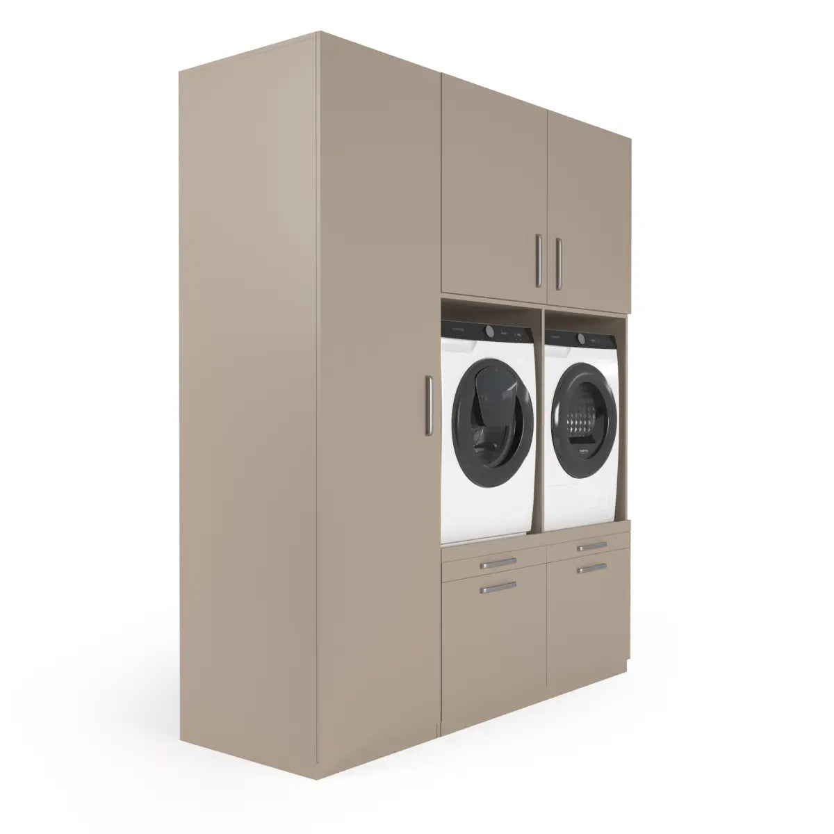 Wasmachine Kast Stockholm – Perle Taupe