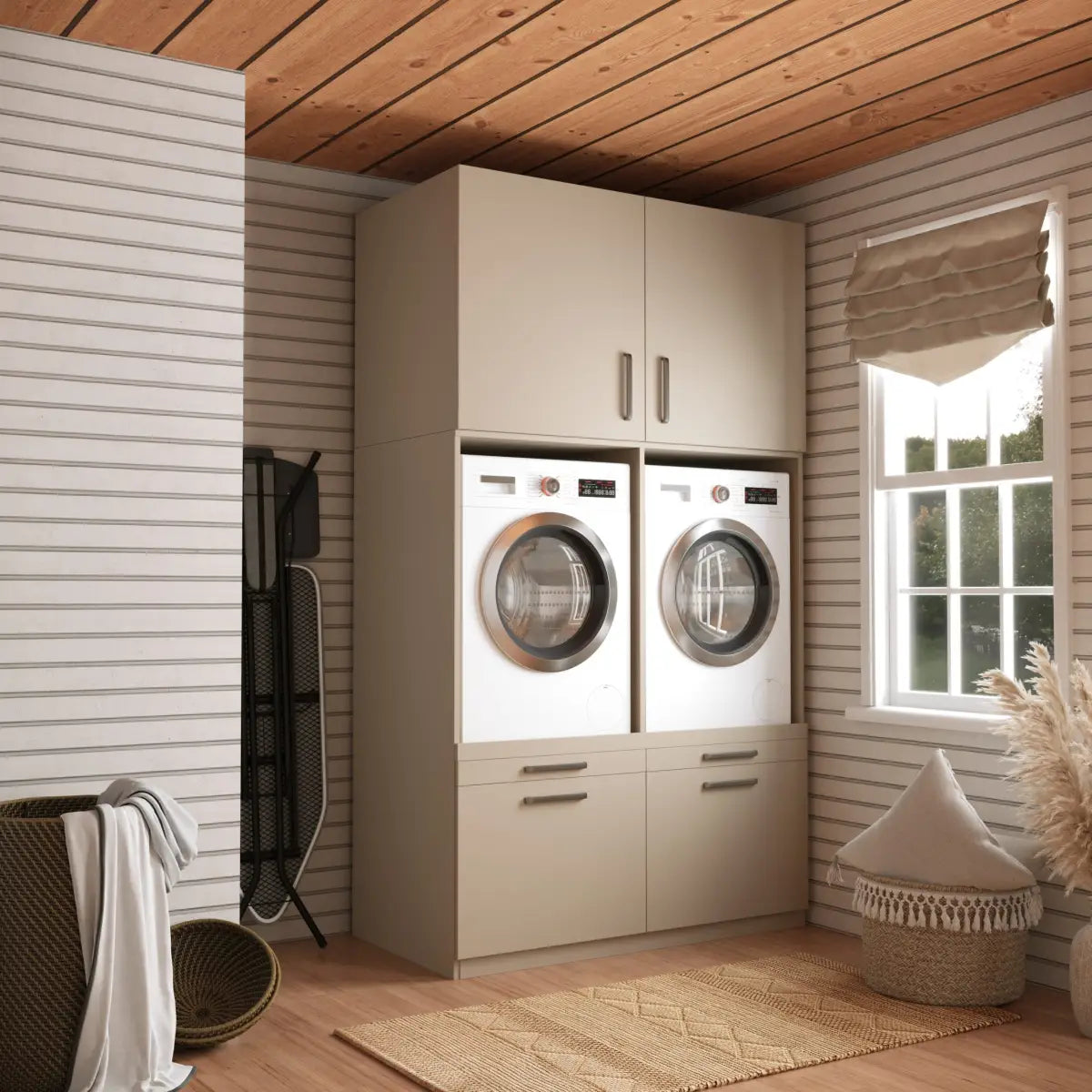 Wasmachine Kast Venice – Perle