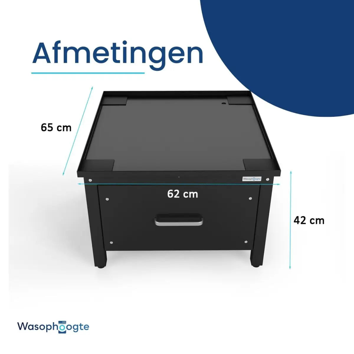 Afmetingen verhoger wasmachine