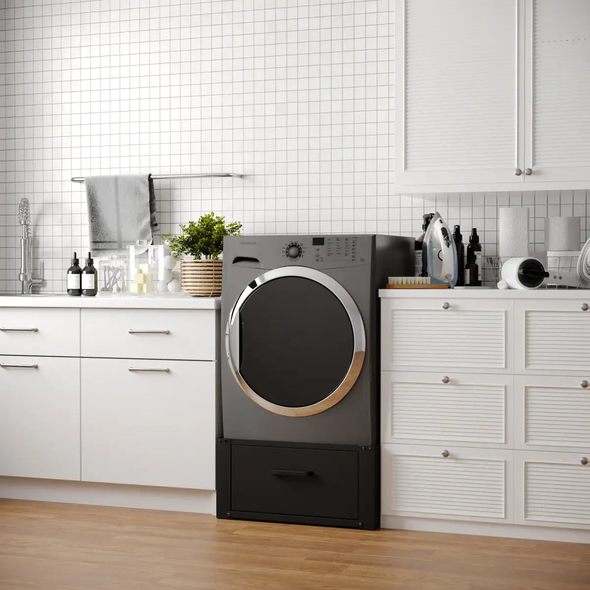 Verhoging voor de wasmachine