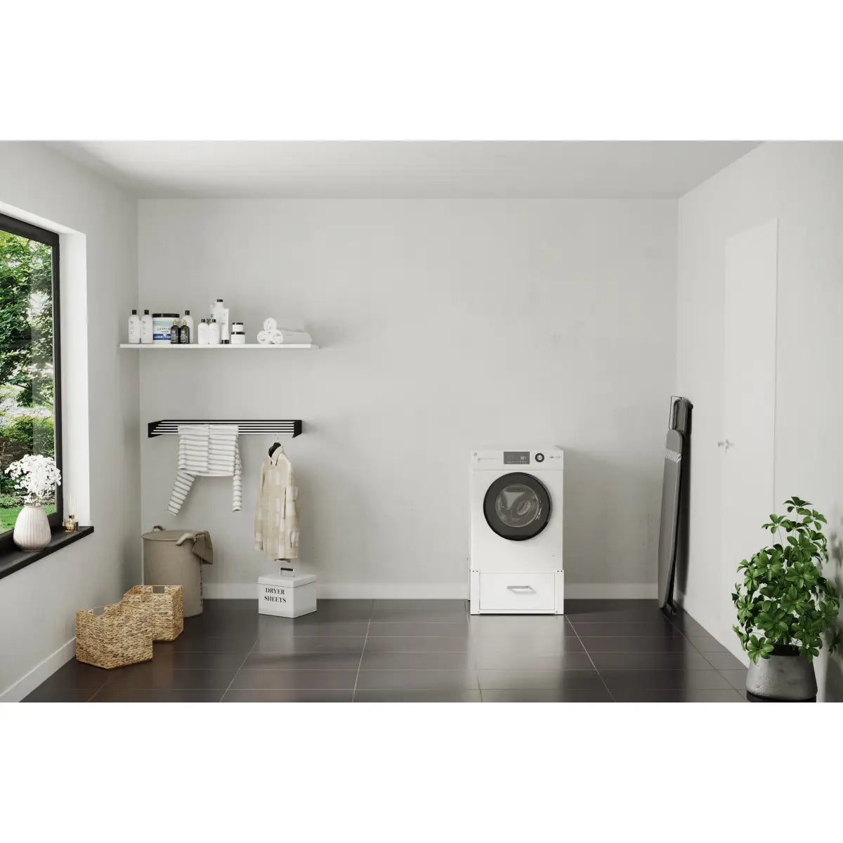 Wasmachine verhoger in wasruimte
