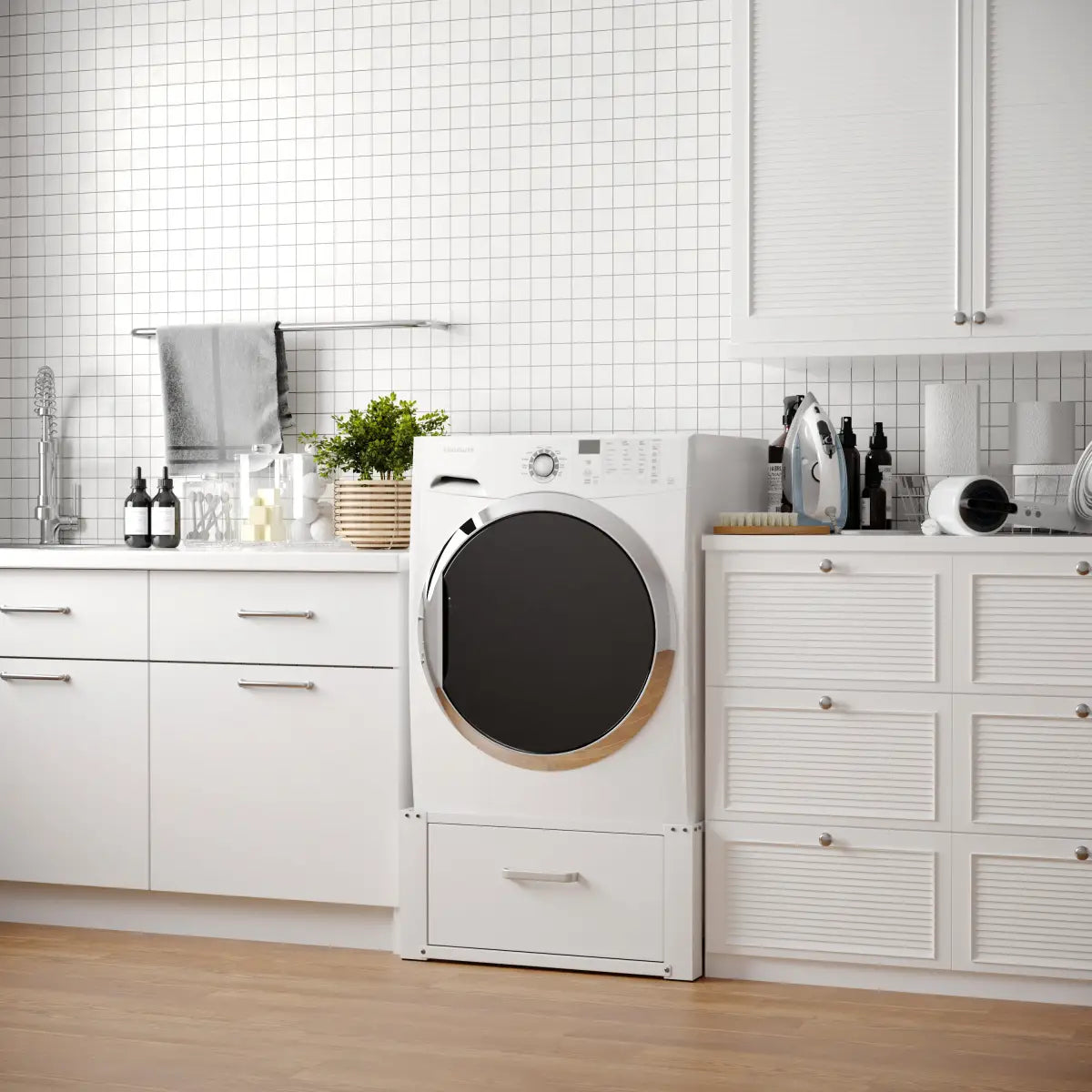 Verhoging wasmachine